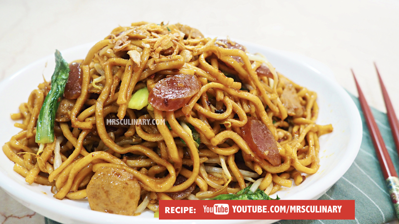 Cara membuat mie goreng babi by Mrs Culinary