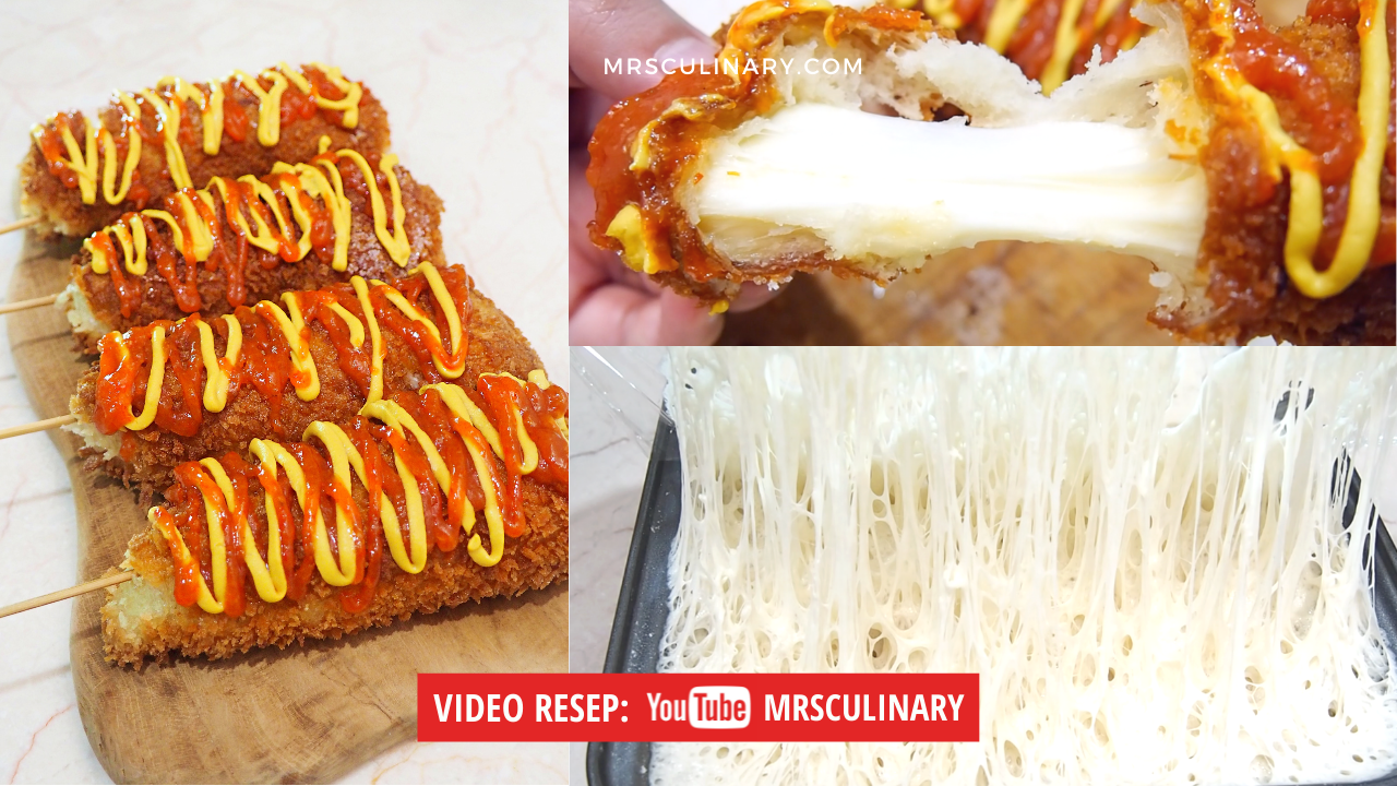 resep cara membuat corndog keju mozarella
