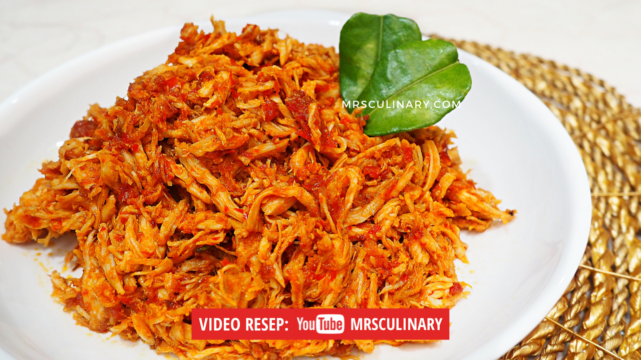 Resep Cara Membuat Ayam Suwir Balado