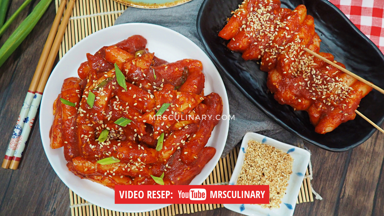 resep toppoki / tteokbokki